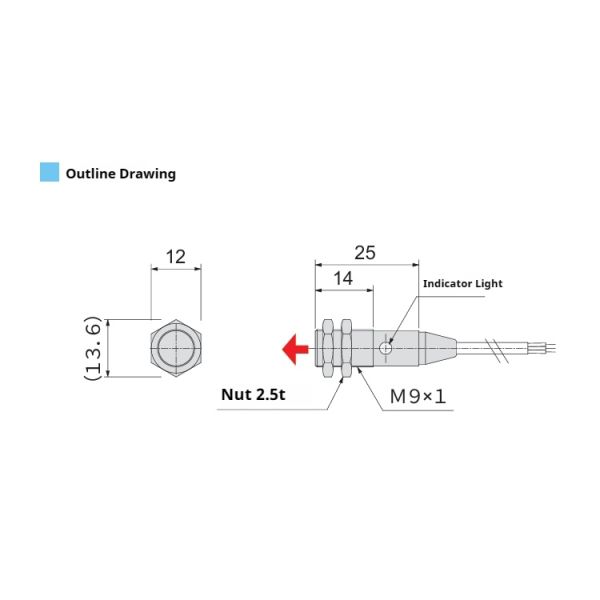 IP67 Non-contact Object Detection Magnetic Proximity Sensor 12v with SUS303 Shell Material for Industrial Automation