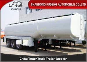 Buy cheap 2 / 3 Axles Fuel Tanker Semi Trailer With 2 - 10 Compartments 30-60CBM product