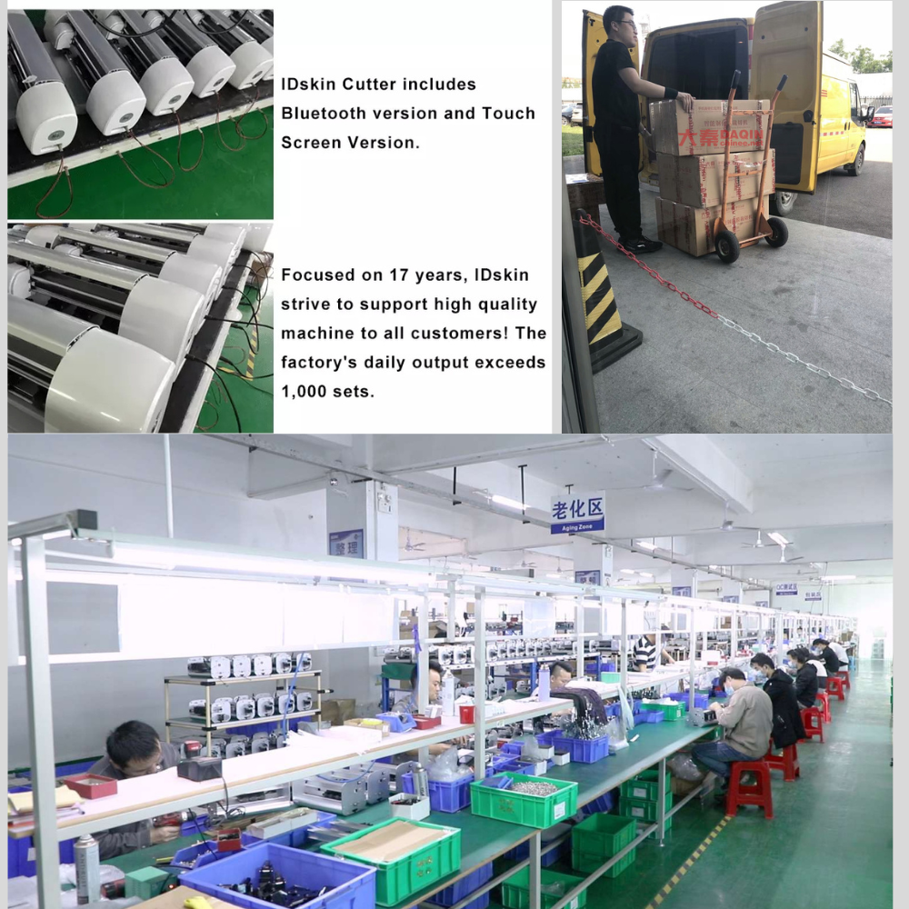 Daqin A158 Tablet Film Cutting Machine 180mm Max Cutting Width Front/Back Skin Cutting Plastic Stainless Steel Construction