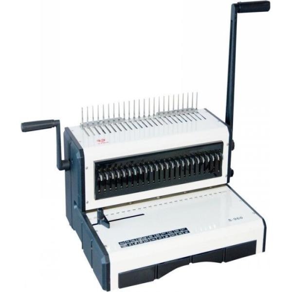 Manual Comb 300mm Width Document Binding Machine Portable For Office