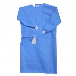 China Elastic Cuff SMS Non Woven 70g Disposable Surgical Gown for sale