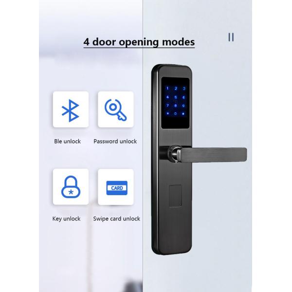Hotel Passcode Smart Door Lock with Rfid Card Reader Key Access control