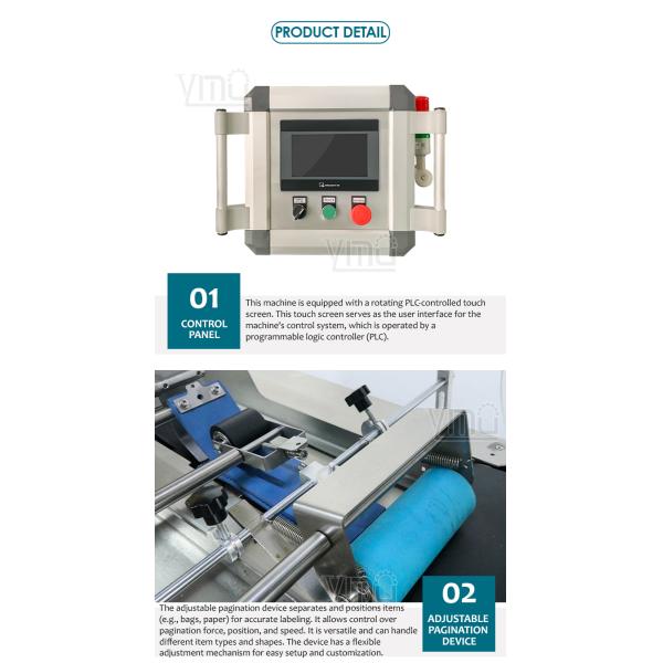YIMU YM210D Automatic Rfid Hang Tag Cardboard Label Applicator Pouch Paging Labeling Machine