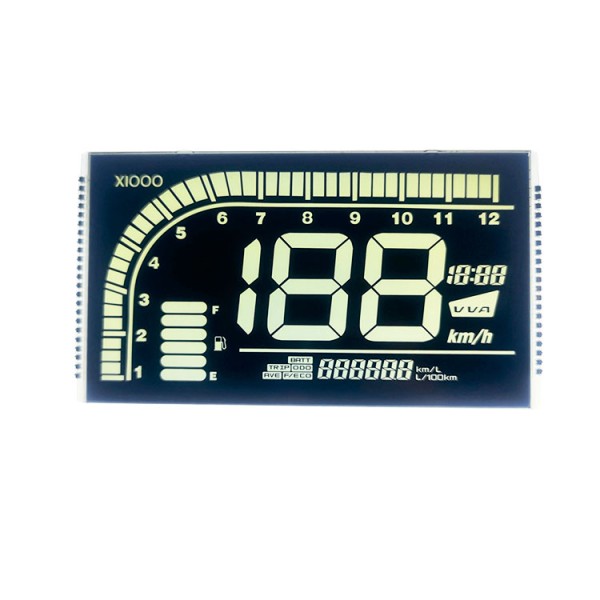 Customized motorcycle segment display screen Hot sales factory custom shaped LCD
