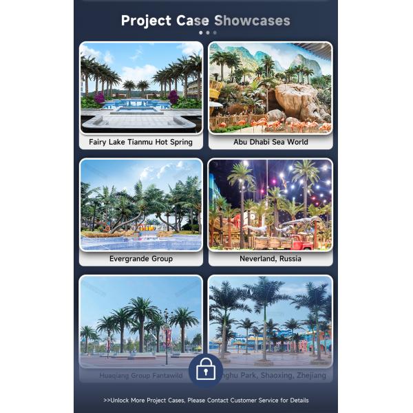 Premium Artificial Coconut Palm Trees & Plants - Customizable UV-Resistant Designs | Guangzhou Haihong