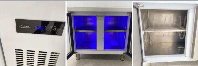 Pull Open SS Commercial Refrigerated Workbench Freezer Single Temperature