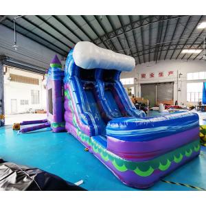 Custom Size Inflatable Bounce House With Water Slide