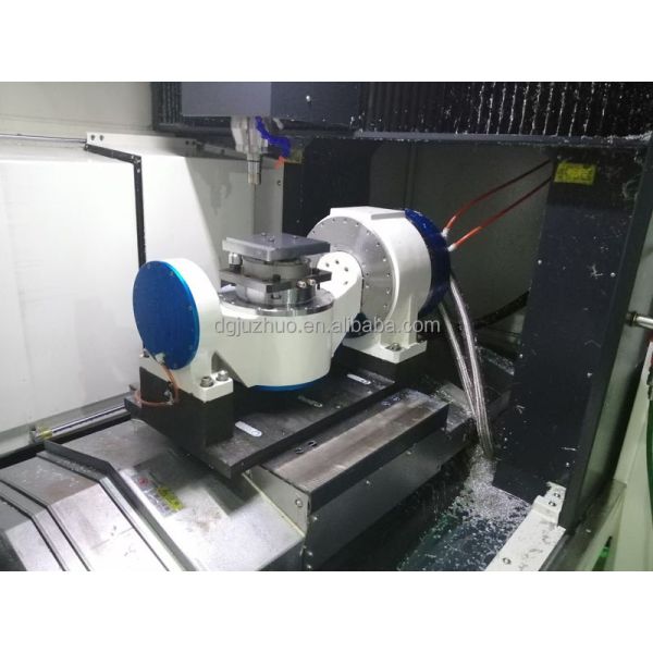 5-Axis Vertical Machining Center with Tilting Rotary Table A/C Axis with Five-axis Post-processing Program,macro Program