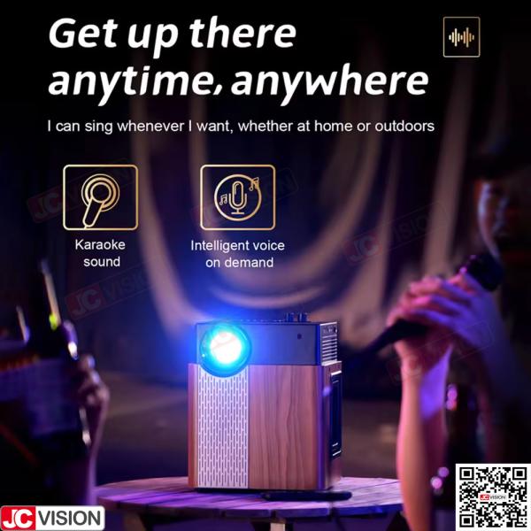 Jcvision Smart DLP Projector Outdoor Home Party Karaoke Room LED 1080P Projector