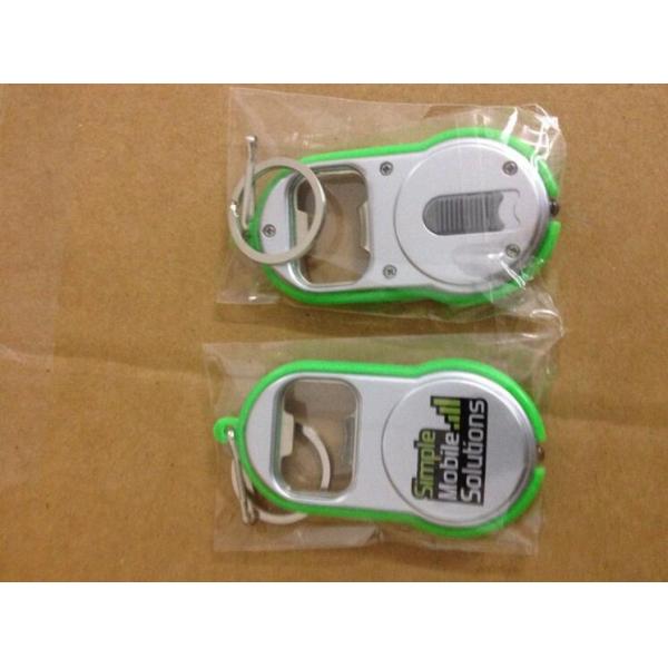 Multi-function Simple Mobile Solutions Mini Bottle Opener Led Flashlight Keychain For Advertising Gift