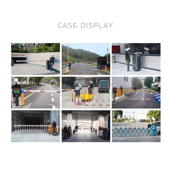 LED Roadway Boom Gate System Automatic Barrier Customized Logo
