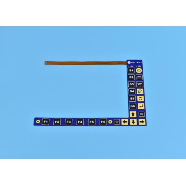 FPC Flexible Membrane Switch Keypad with Multiple Keys / Custom Shape