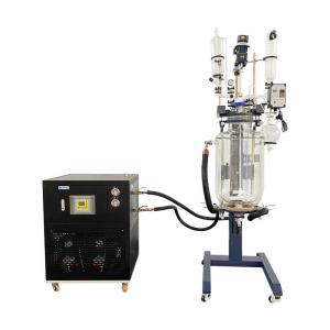 Buy cheap Automatic Lifting Lab Glass Reactor 10L Chemical Stirring Vacuum product