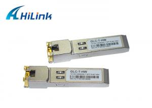 Buy cheap GLC-T Optical Transceiver Module RJ45 10/100/1000 Base Copper SFP Form Type product