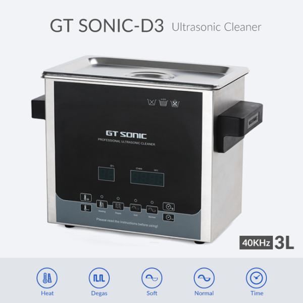 3L Tank Benchtop Ultrasonic Cleaning Machine 100W Heating power