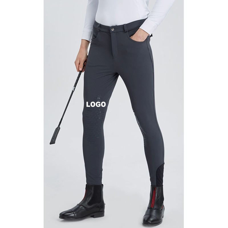 Men's Four Seasons Professional Competition Equestrian Breeches OEM Custom Riding Pants