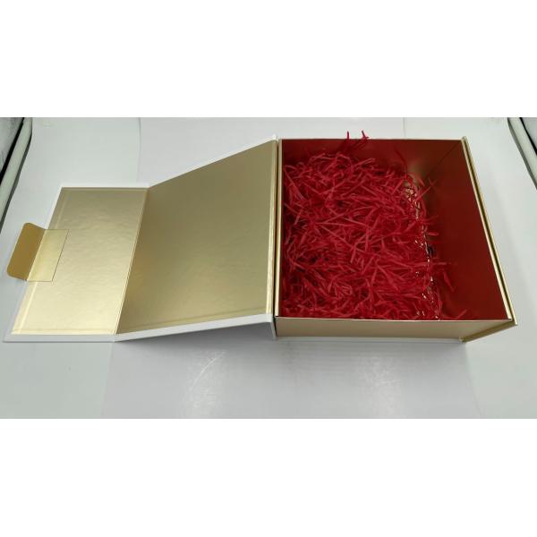 Printed Logo Cosmetic Box Packaging Folding Cosmetic Box With Raffia Insert