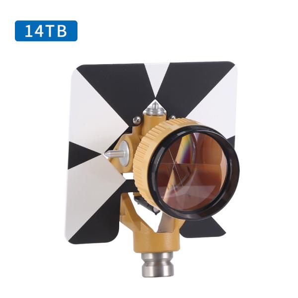 Single Prism 14TB Compatible for Topcon SOUTH FOIF Total Station Surveying Constant 5/8x11 Female Thread Metal Holder