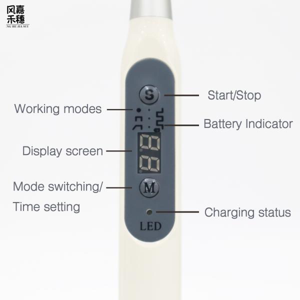 Dental Light Curing Unit Portable Rechargeable & Fast Charging 7