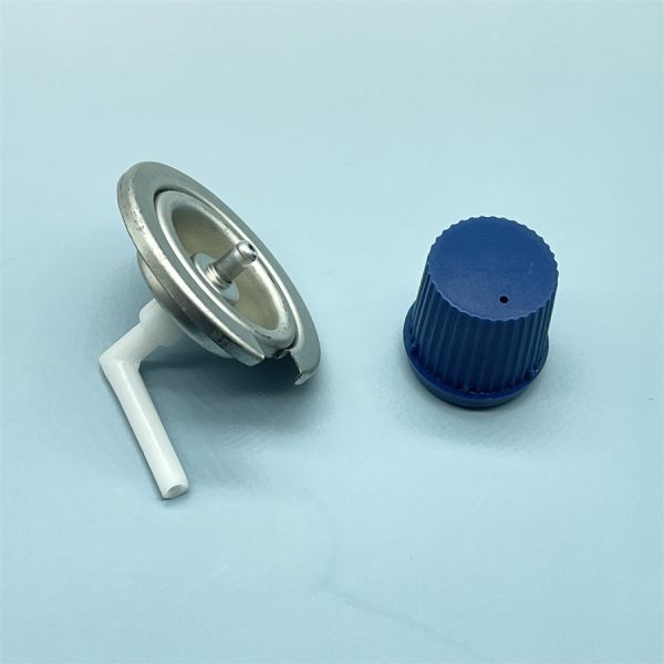 High-pressure gas valve component view showing internal mechanism