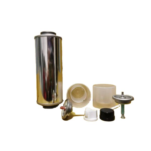 Customizable Offset Printing Empty Metal Tin Can Tinplate Aerosol Container With Actuator Valve 200ml 450ml 500ml 1000ml