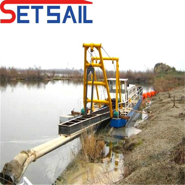 Full Automatic Jet Suction Mining Dredger for River Sand Gold