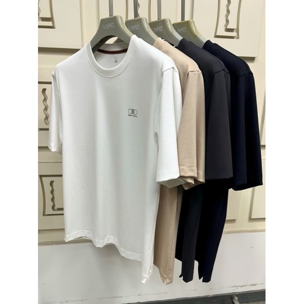 Minimalist Printing Short - Sleeve T - Shirts for Men, Solid Color Basic Tees Men Tshirt