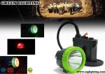 50000 Lux Led Headlamp Rechargeable , 4 Color Lighting Miners Cap Lamp