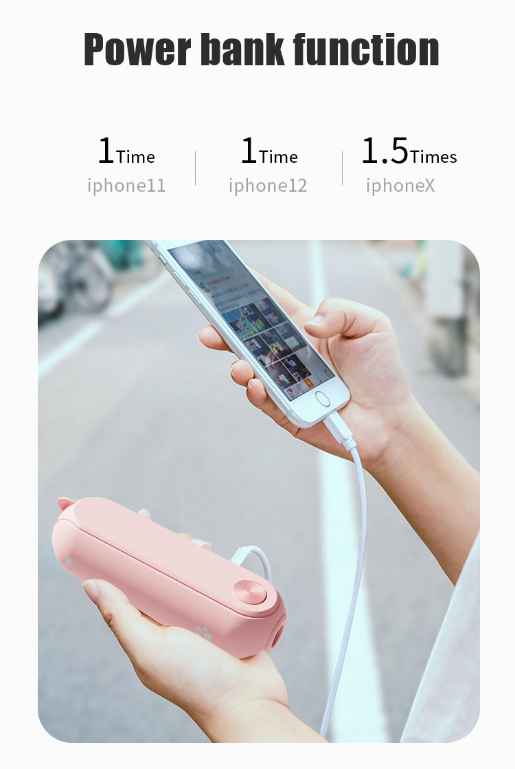 Custom Electric USB Mini Rechargeable Lithium Battery Power Bank Portable Children Lash Handheld Fan With Logo