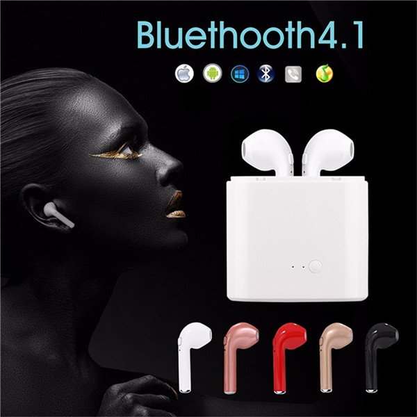 Wireless Earphone Mini Bluetooth V4.2 Earbuds Stereo Headset Ear Pods For Iphone 7 8 X