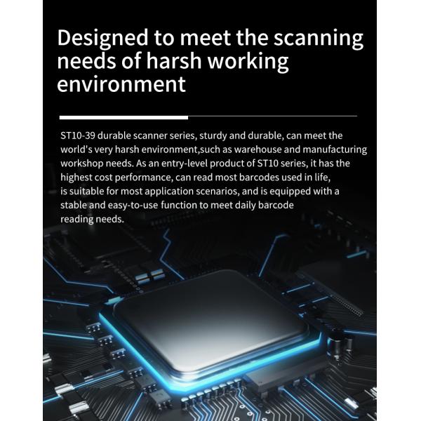 Barcode Generator QR Code Scanner Wireless Barcode Scanner Machine With Memory Handheld Bar Code Scanning Reader