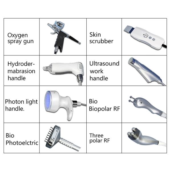 Stationary 11 In 1 Micro Hydra Machine Face Lifting Oxygen Beauty Machine HO909