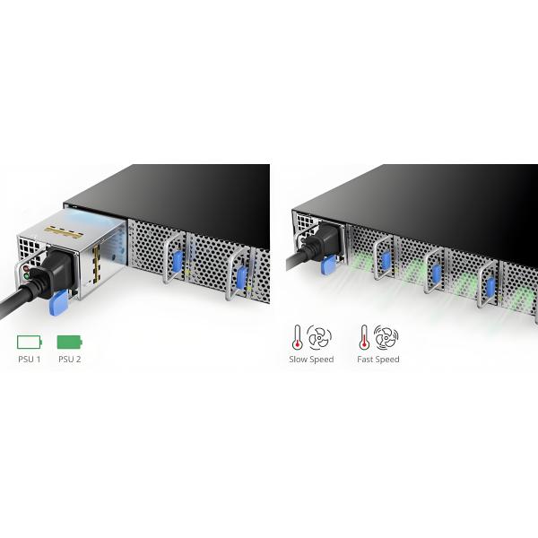High-Density QM9700 1U NDR 400Gb/s 64 Ports 32 OSFP Ports 2 NDR InfiniBand Network Internet Switch