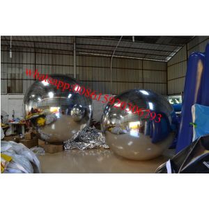 Buy cheap Silver Mirror Ball , Inflatable Advertising Advertising Balloons Ornaments product