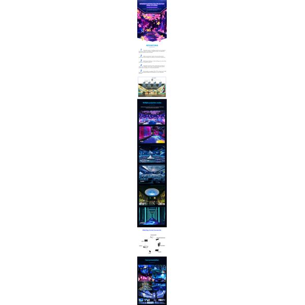 Multi Channel Immersive Interactive Projection Solution for Night Tourism Project