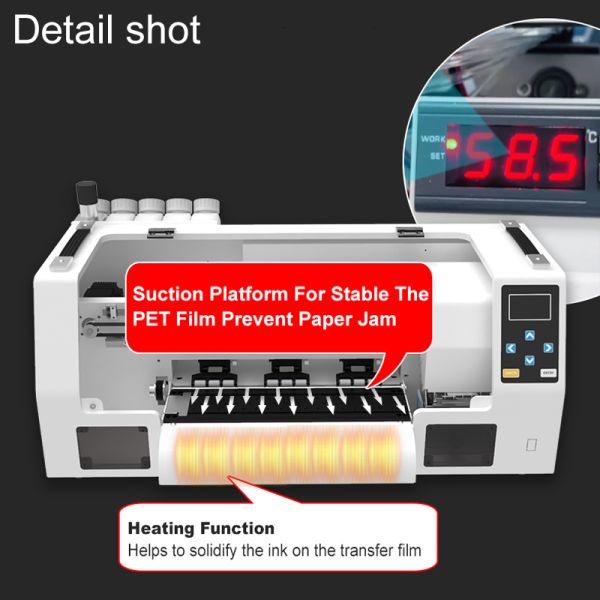 KECAI Printer Xp600 Print Head A3 30cm DTF Printer t Shirts Printing Machine Heat Transfer Printing for Cloth Textile