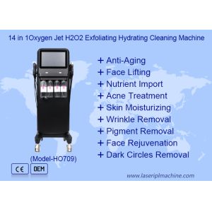 Buy cheap 14 In 1 Oxygen Jet H2O2 Exfoliating Hydrating Cleaning Machine product