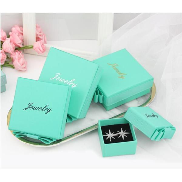 Corrugated Board Debossed Jewelry Recycled Paper Gift Boxes