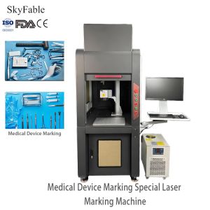 Buy cheap Closed Fiber Laser Engraving Machine 20W For Coreldraw AutoCAD Photoshop Files product