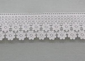 Buy cheap Water Soluble Daisy Venice Guipure Lace Trim , Embellishment Wedding Lace Border product