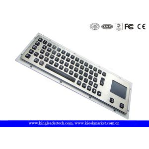 Customizable Illuminated Metal Keyboard High Resistant With Integrated Touchpad
