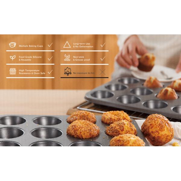 Katbite Cupcake Liner 150pcs Standard Muffin Liners, Disposable Baking Cups