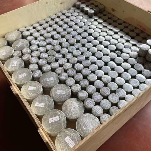 Bright Silver 304 Stainless Steel Wire Mesh Filter Round Disc 1 - 5 Layers Structure