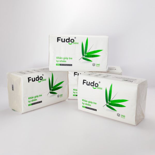 Wholesale ecofriendly bamboo pulp 4ply custom shape rectangular facial tissue