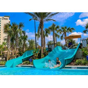 Buy cheap Commercial Family Water Slide Raft Slide Equipment 1 Year Warranty product