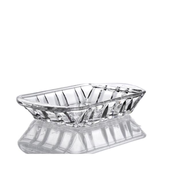 Clear Classic Pattern High Quality Butter Dish