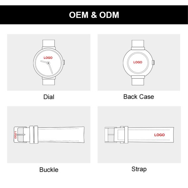 Simple Black Waterproof Men's Quartz Watch