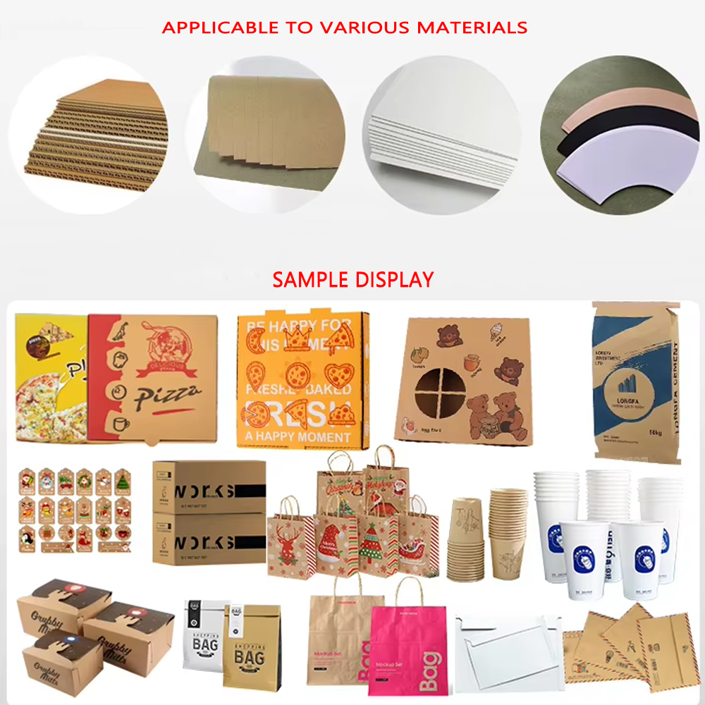 High Speed Automatic Digital Single Pass CMYK Inkjet Printer for Paper Bags Carton Boxes Packaging Printing Machine