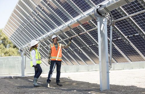 2KW Dual Axis Sun Tracking System 12V 24V DC 4 Panels Two Axis Solar Tracker