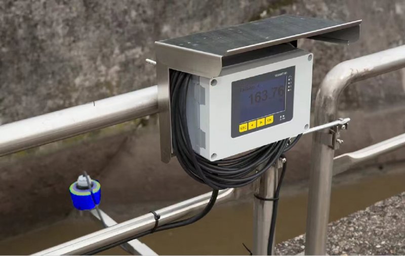 80GHz Radar Water Level Gauge Wireless Remote Control Cable-type Integrated